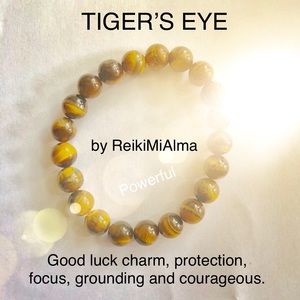 Tiger's Eye Crystal ReikiMiAlma Bracelet